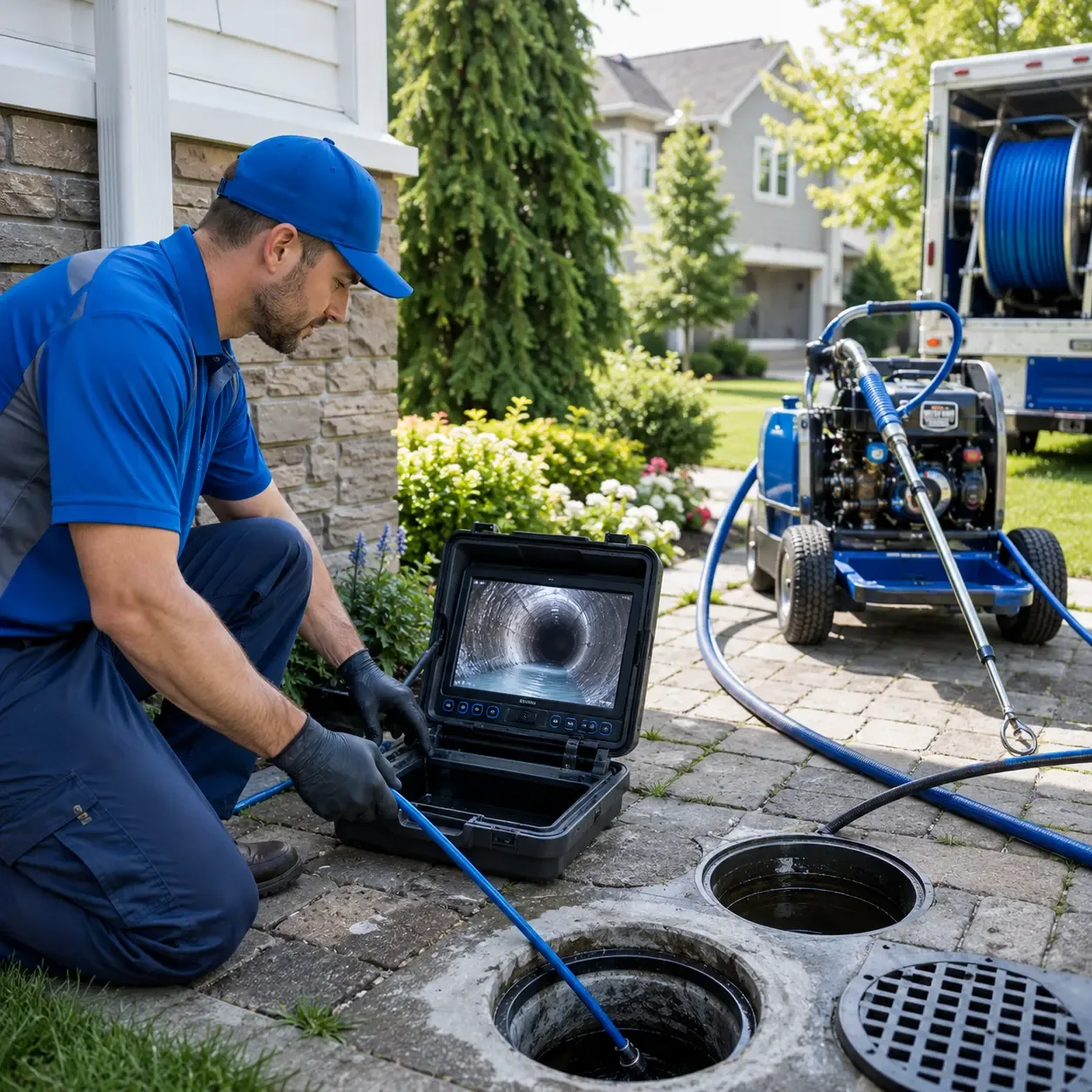 Outdoor drain cleaning professionals serving Emden, MO